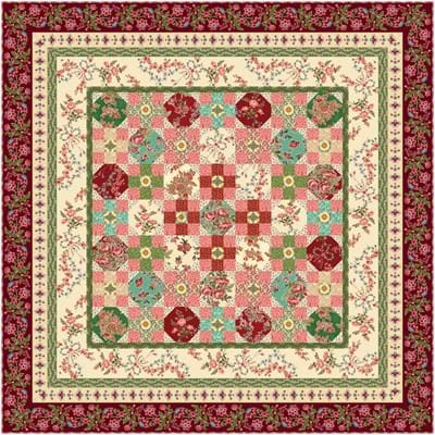 Yeoville 9-Patch Quilt Fabric Kit