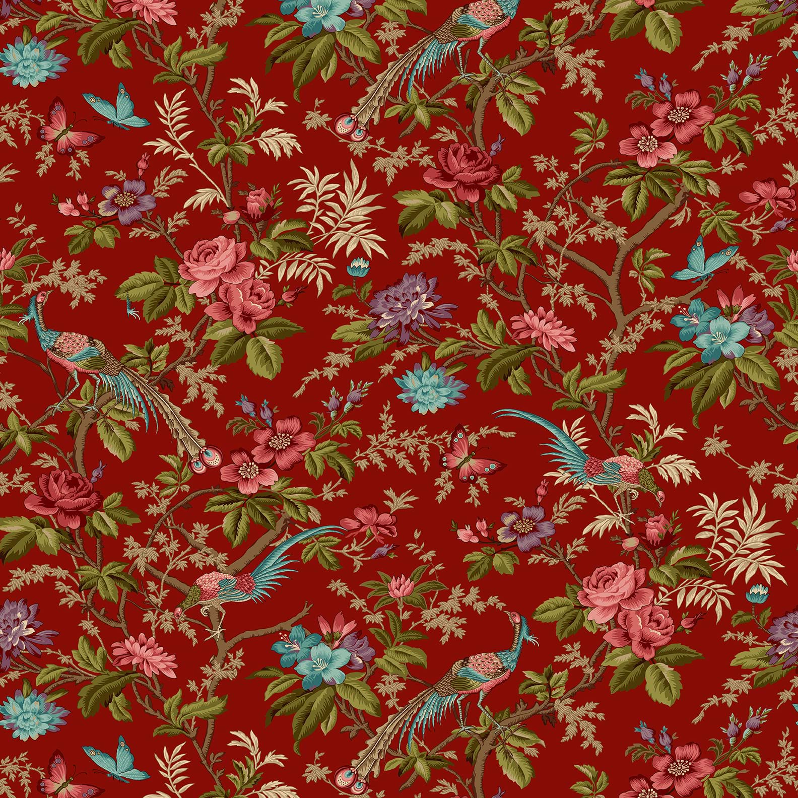 Bucklebury Chintz Fabric Range