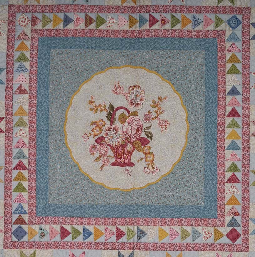 Chelsea Rose Pattern - Michelle Yeo Quilt Designs