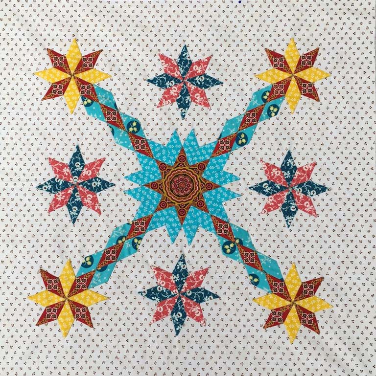 Stars Upon Stars - Torrington Place, 2017 Quiltmania Mystery Quilt