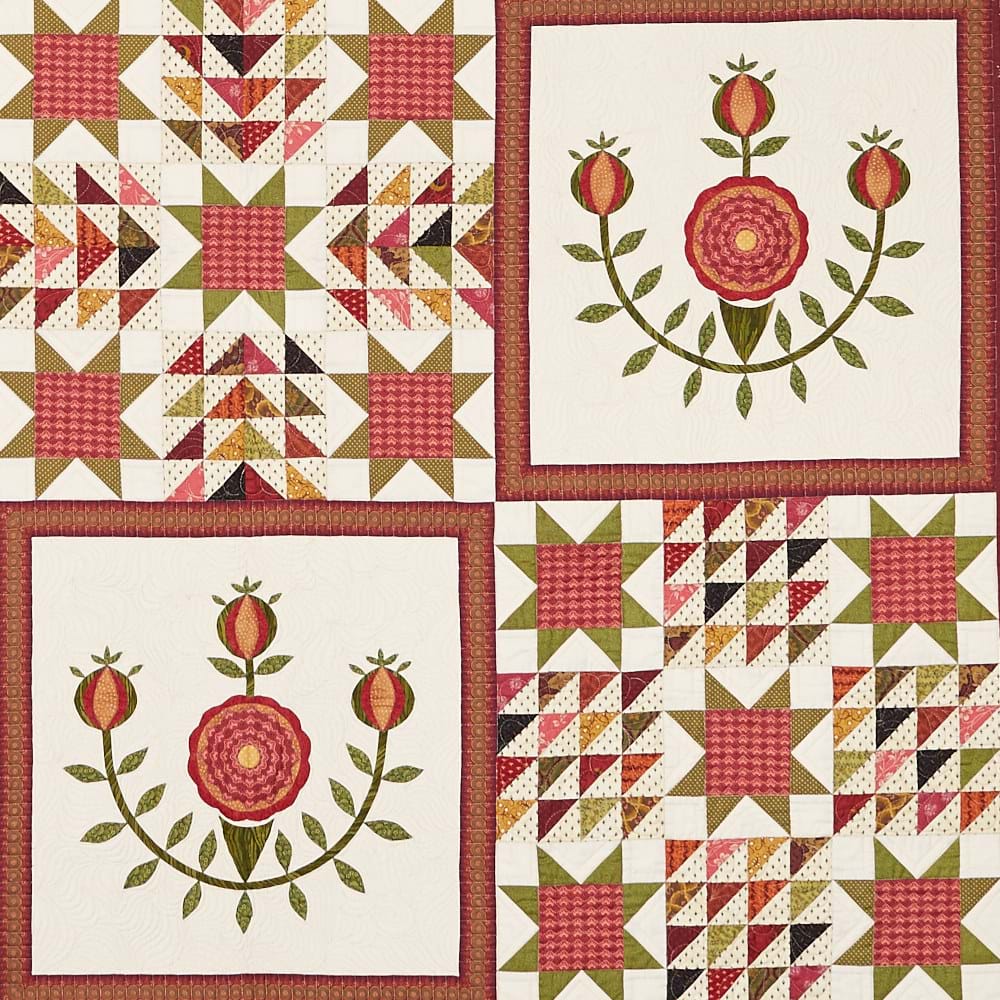 Prairie Rose Pattern Michelle Yeo Quilt Designs
