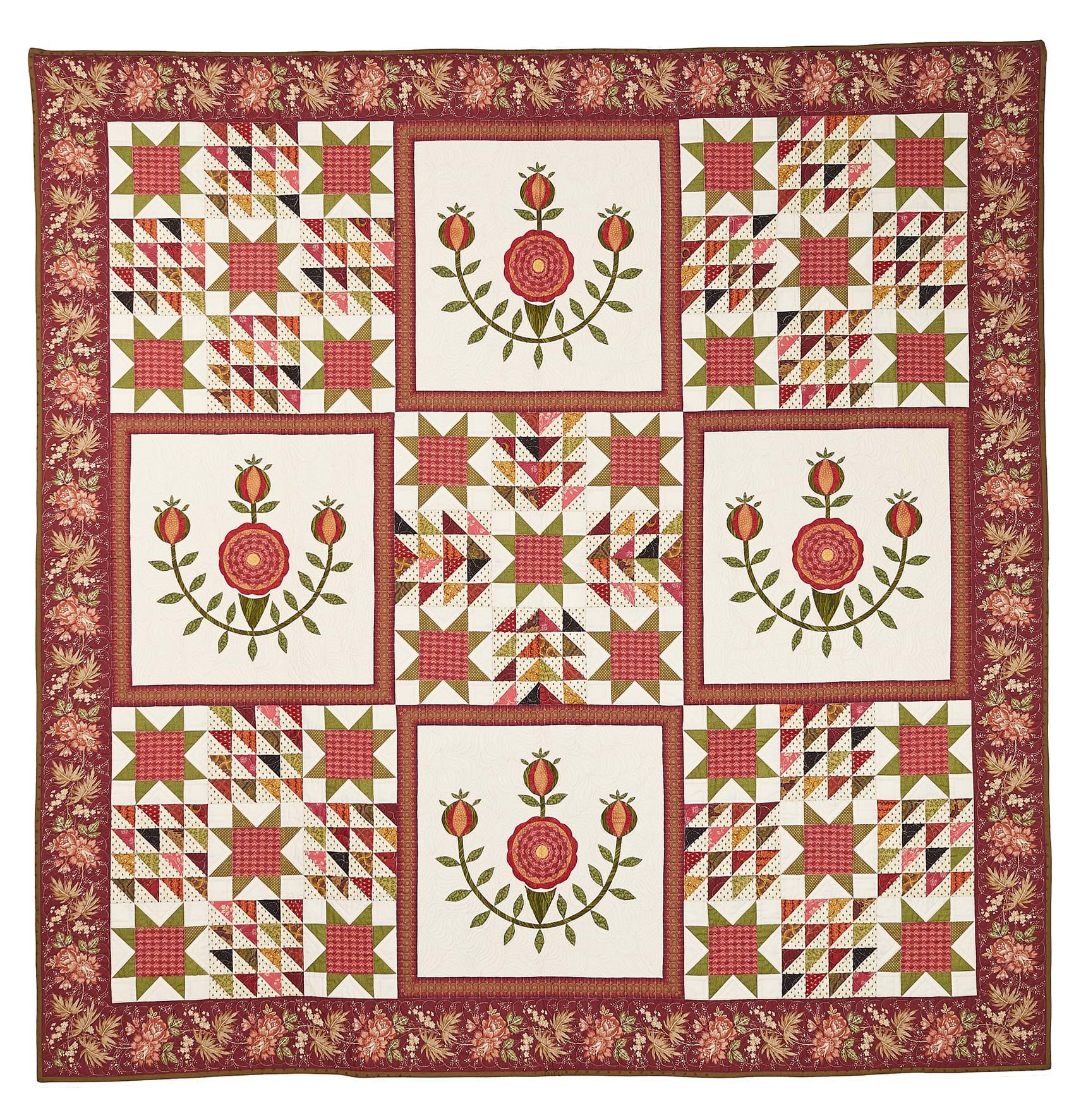 Prairie Rose Pattern Michelle Yeo Quilt Designs