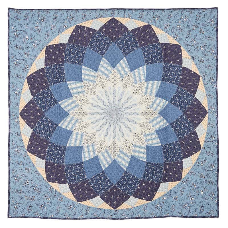 Giant Dahlia Pattern Michelle Yeo Quilt Designs